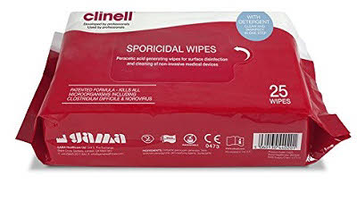 Clinell Sporicidal Wipes